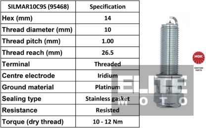 NGK SILMAR10C9S
