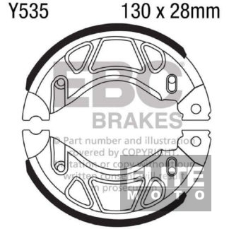 EBC Rear Brake Shoes Y535