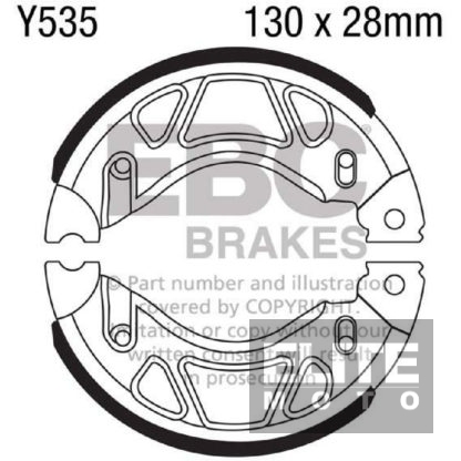 EBC Rear Brake Shoes Y535